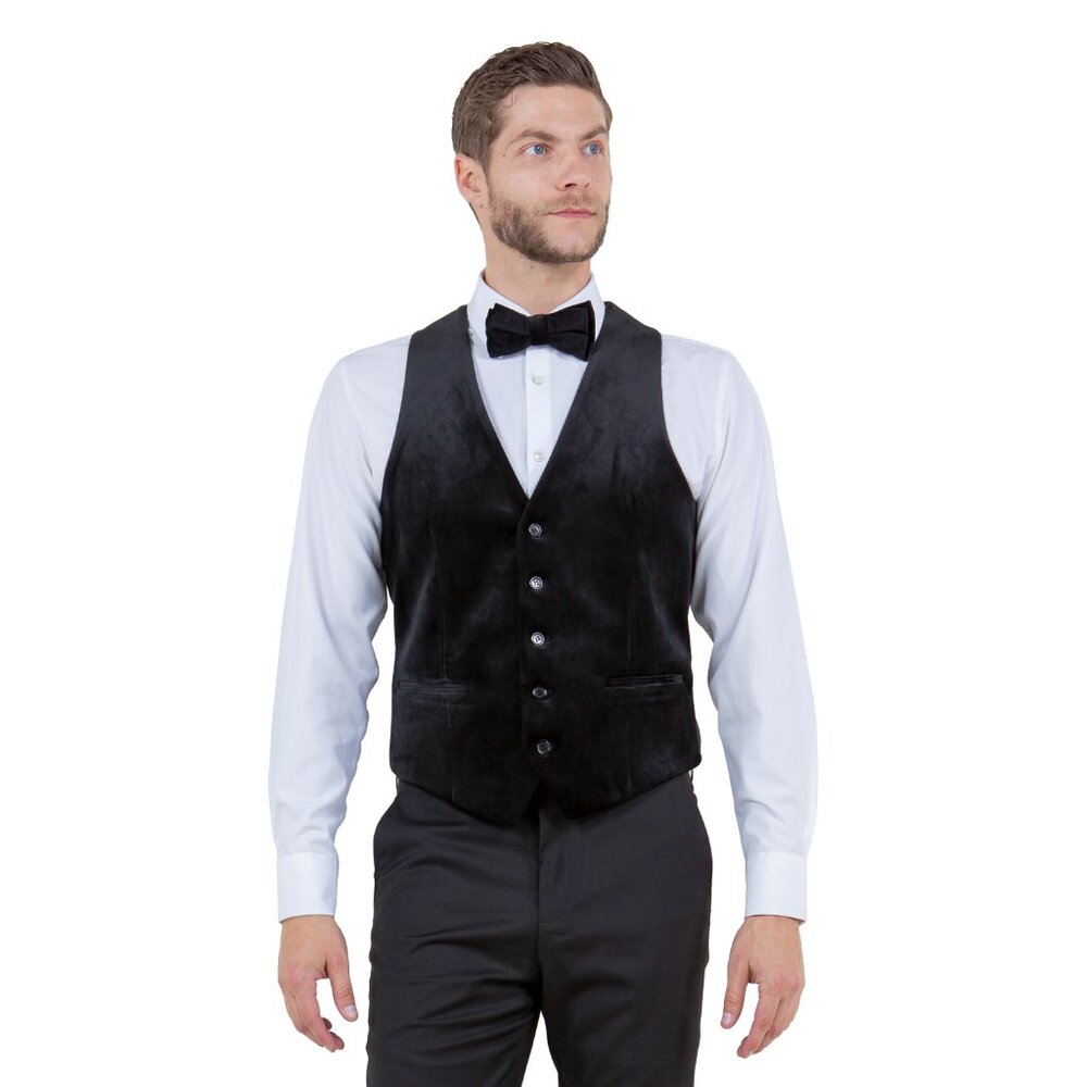 Black Velvet Vest: Elevate Your Formal Attire with a Touch of Luxury